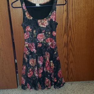 Wet seal lacy dress, size x-small, floral print